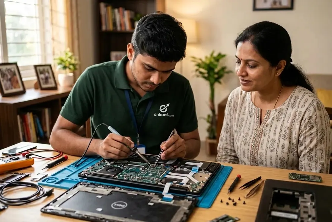 Laptop Repair professional at work
