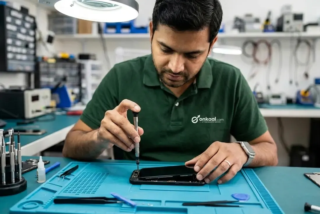 Mobile Repair professional at work